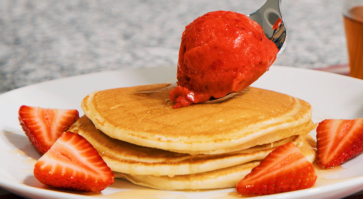 Panqueques Con Helado De Fresa Receta Paso A Paso Recetas Buenazo