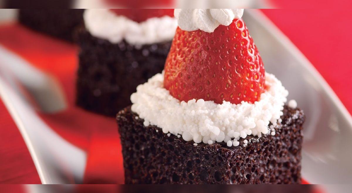 Brownies noel receta paso a paso Recetas Buenazo
