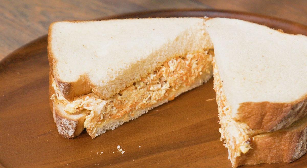 Sándwich de pollo y zanahoria receta paso a paso (VIDEO) Recetas Buenazo