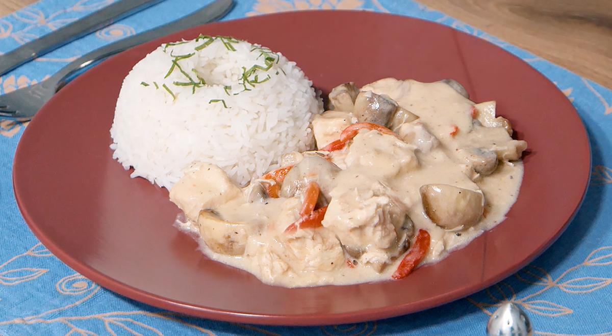 Pollo a la king receta paso a paso Recetas Buenazo