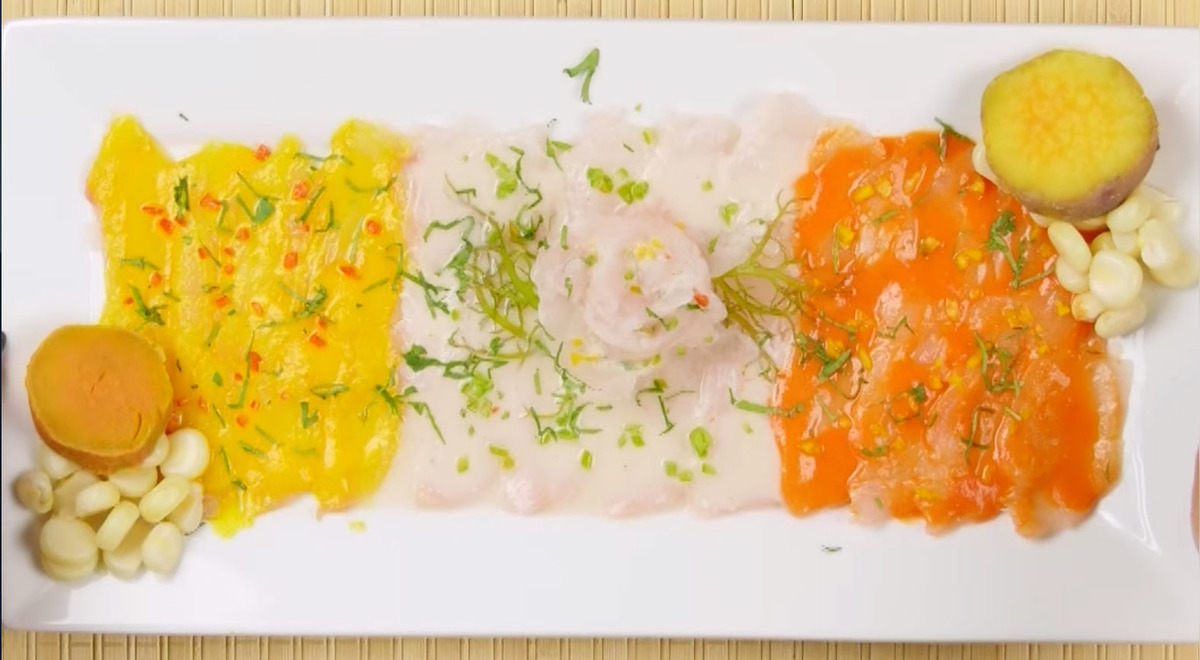 Tiradito tres colores: receta paso a paso | Recetas Buenazo