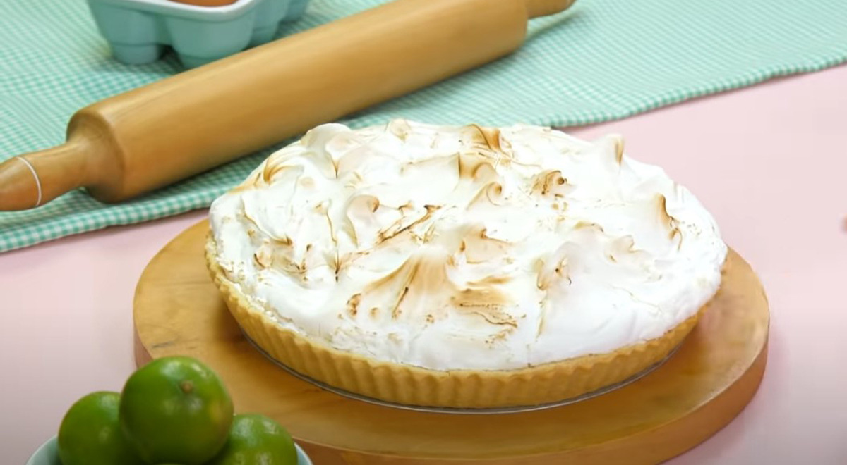 Pie de limón con base de masa o galleta: receta VIDEO | Recetas Buenazo