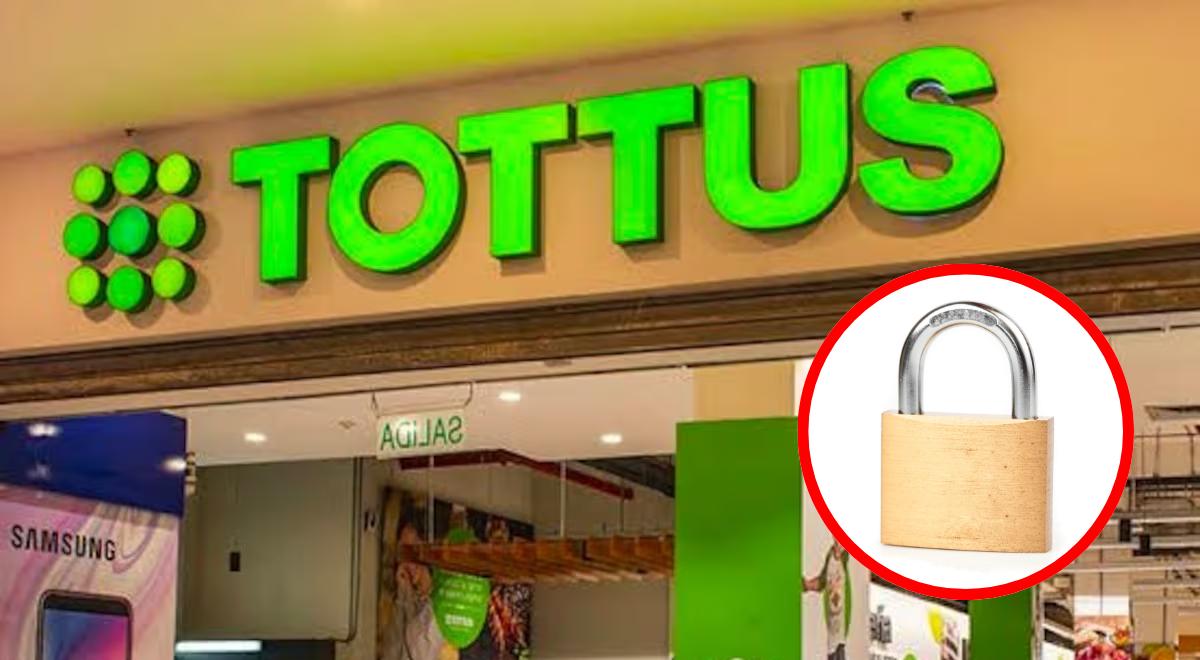 FAMOSA CADENA DE SUPERMERCADOS TOTTUS ANUNCIA CIERRE DE SUS SEDES