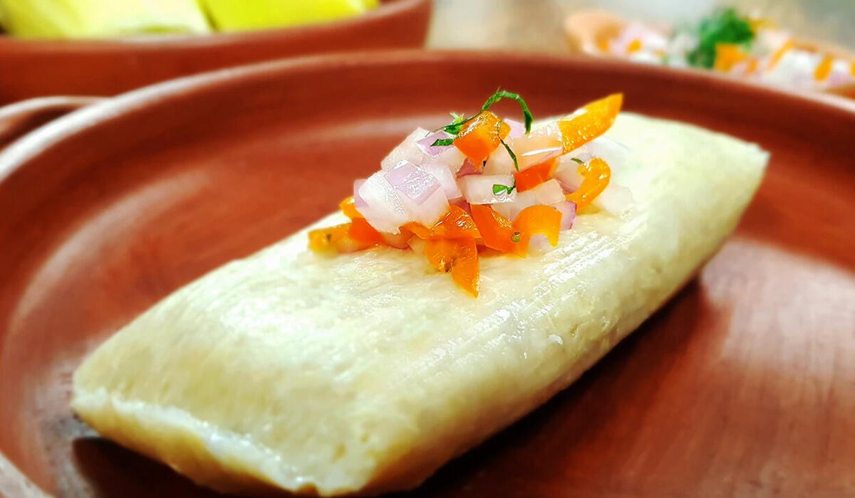Humita con queso