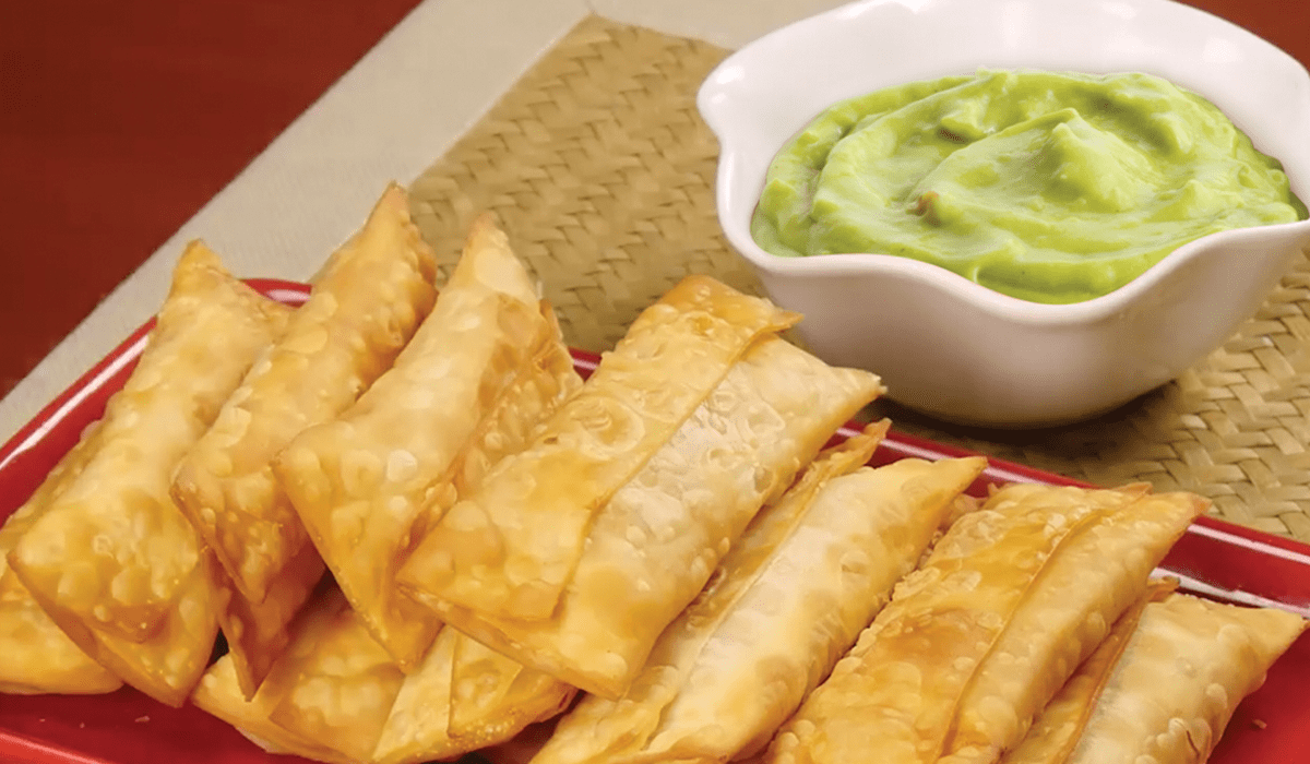 tequeños de jamón con queso con palta
