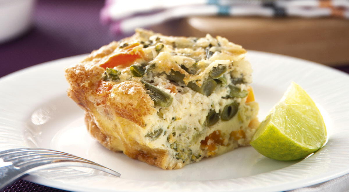 Suflé de verduras