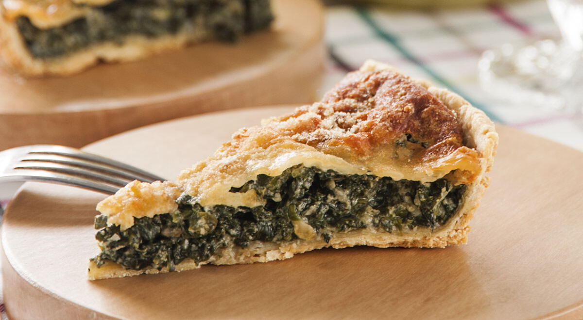 Pastel de espinaca