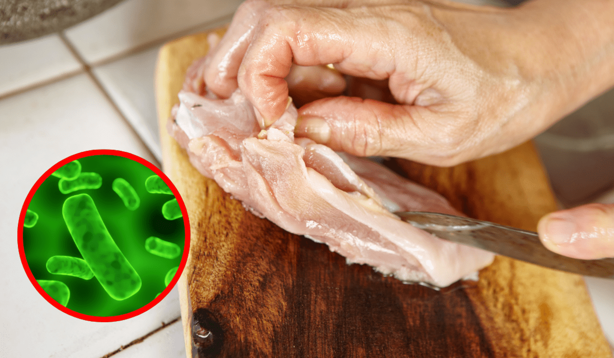 La forma correcta de cortar el pollo para evitar la contaminación cruzada