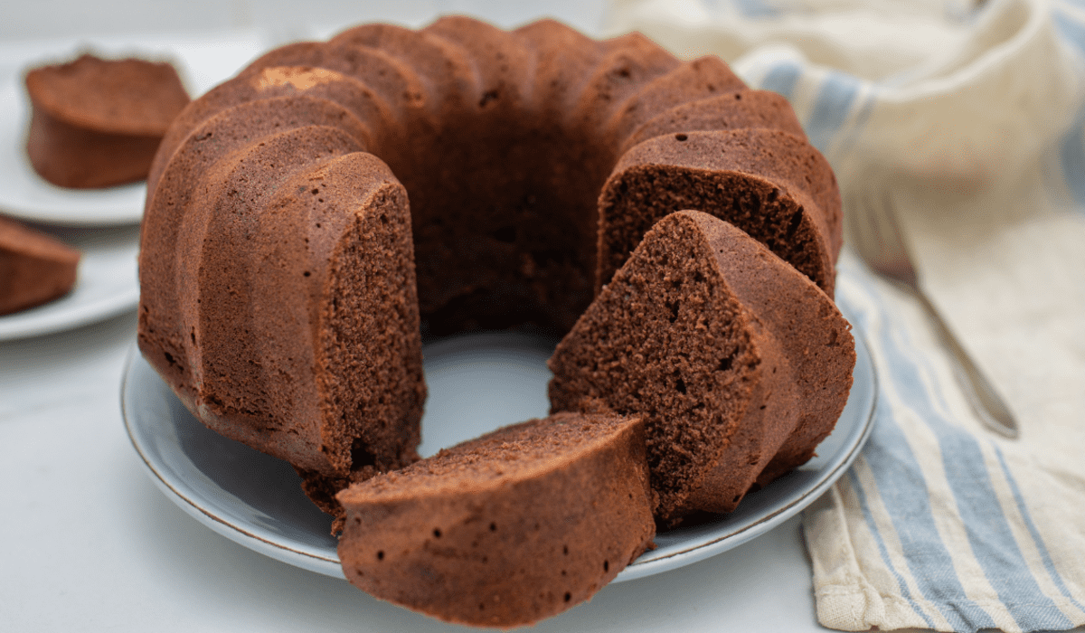 Deliciosa torta de chocolate sin harina.