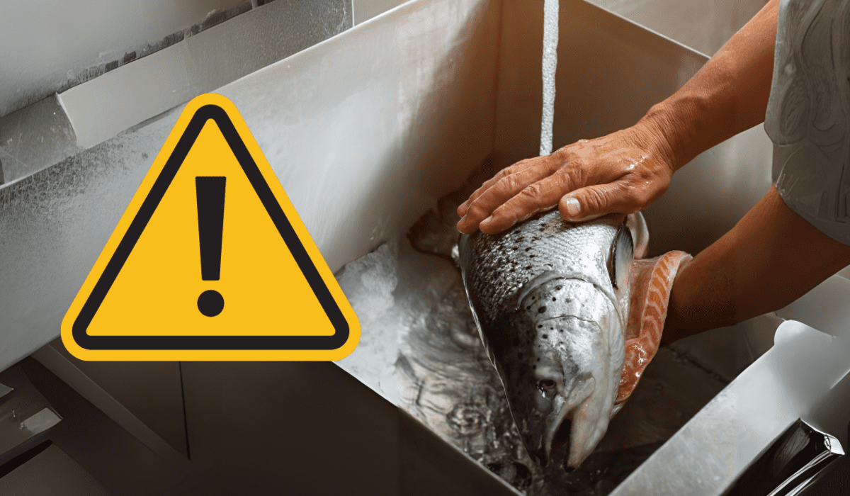 Error al freír pescado
