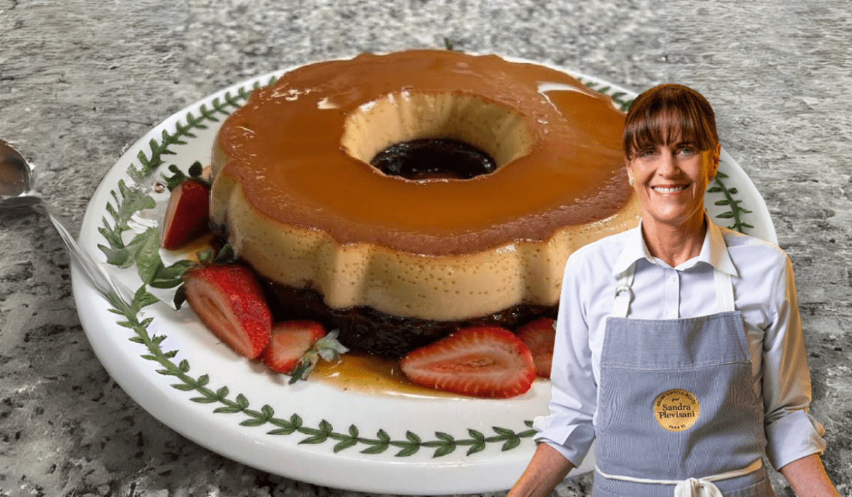 Sandra Plevisani enseña cómo preparar chocoflan