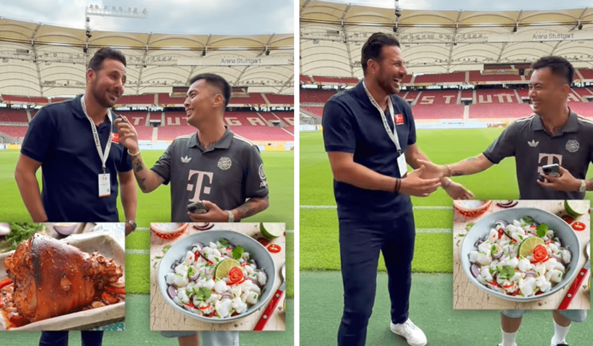 ¿Perú o Alemania?: Claudio Pizarro sorprendió con su elección en reto viral de comida
