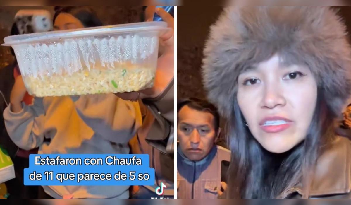 Tiktoker denuncia estafa tras donar comida a bomberos del incendio en Pamplona Alta: “¿Cómo nos van a dar ese chaufa?”