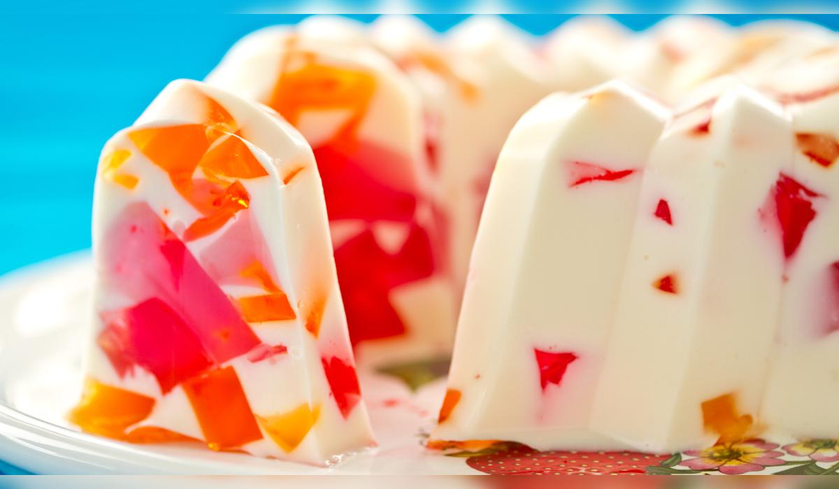 Cómo preparar gelatina de mosaico de 3 colores.