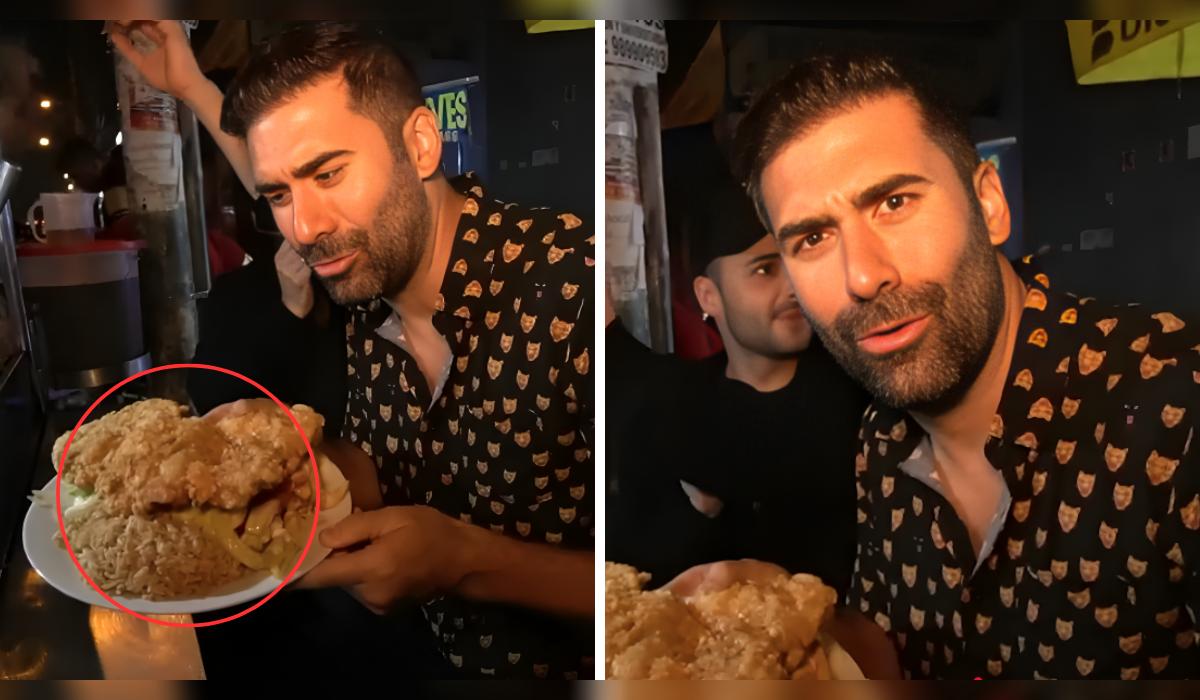 Extranjero prueba pollo broaster y queda sorprendido.