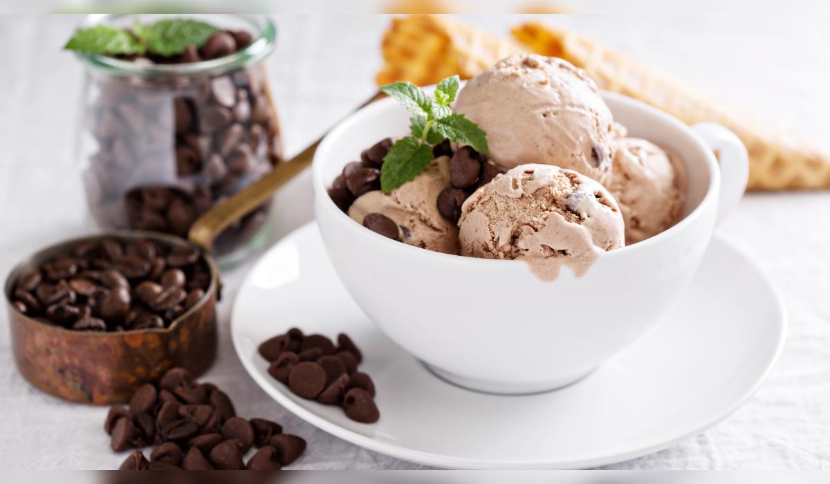 Receta de helado de café para ganar masa muscular.