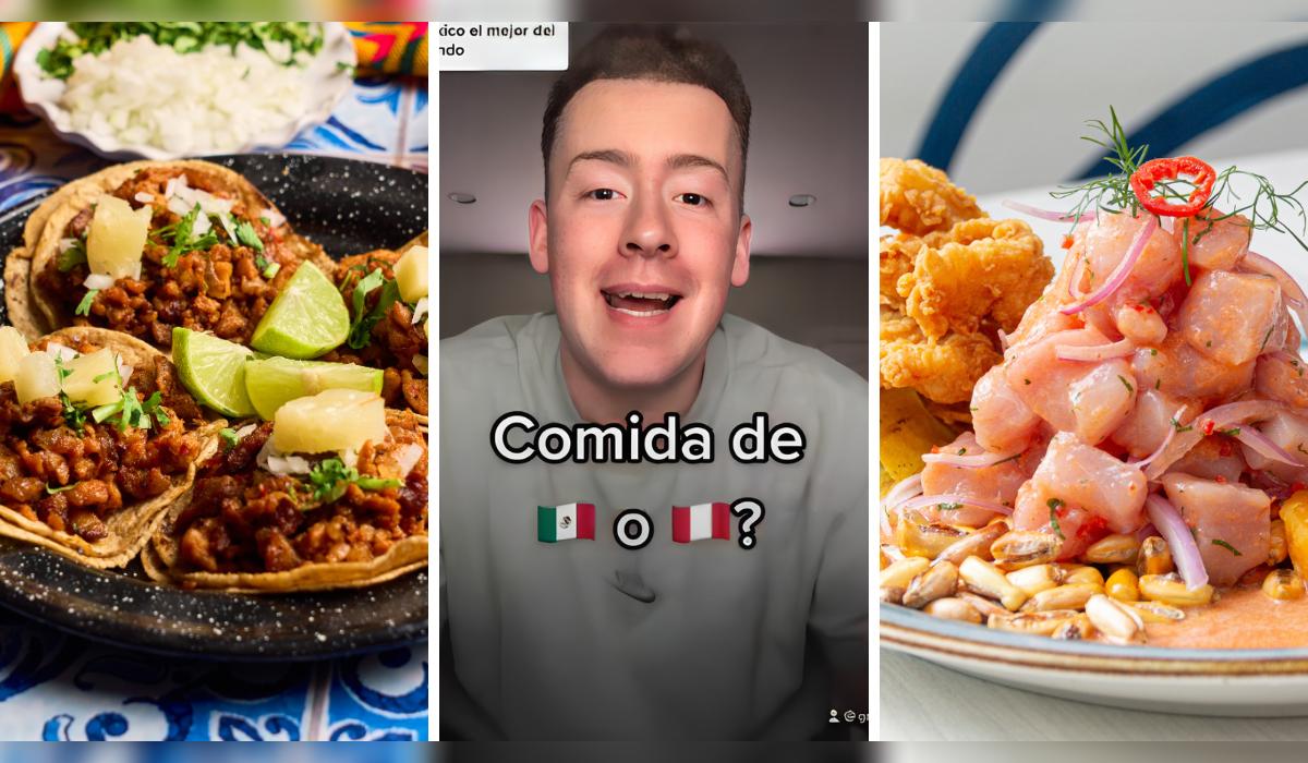 Tiktoker defiende la gastronomía peruana.