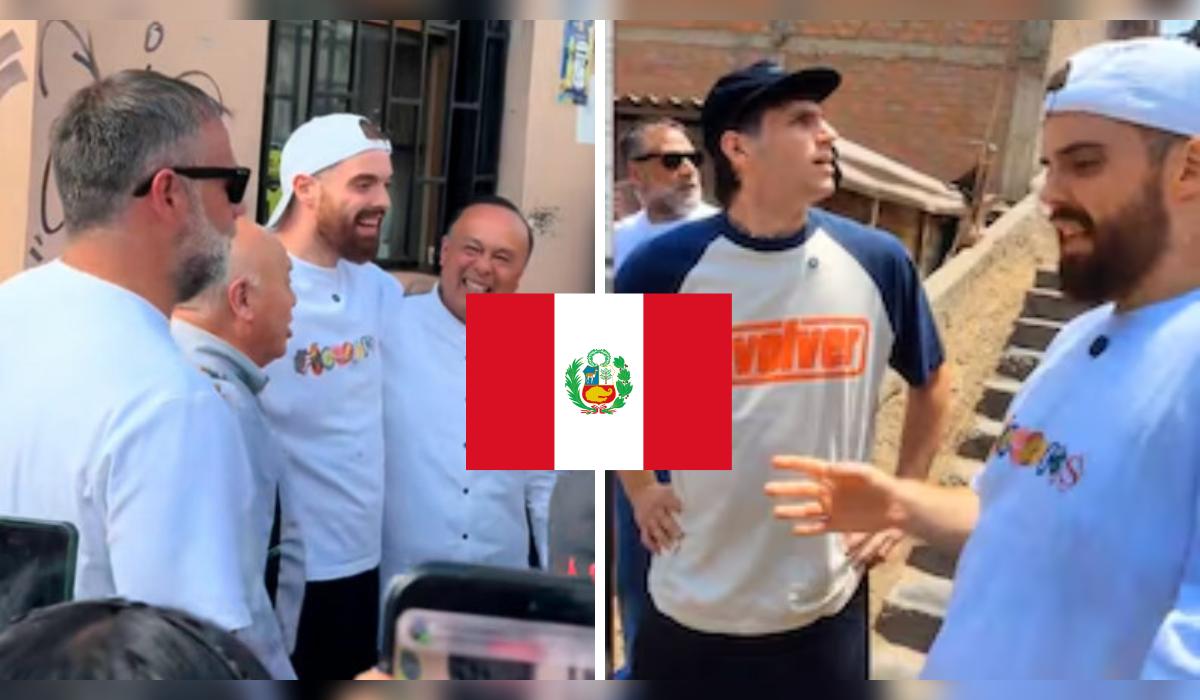 Ibai Llanos llegó a Lima: visita barrios populares luego de probar el clásico pan con chicharrón