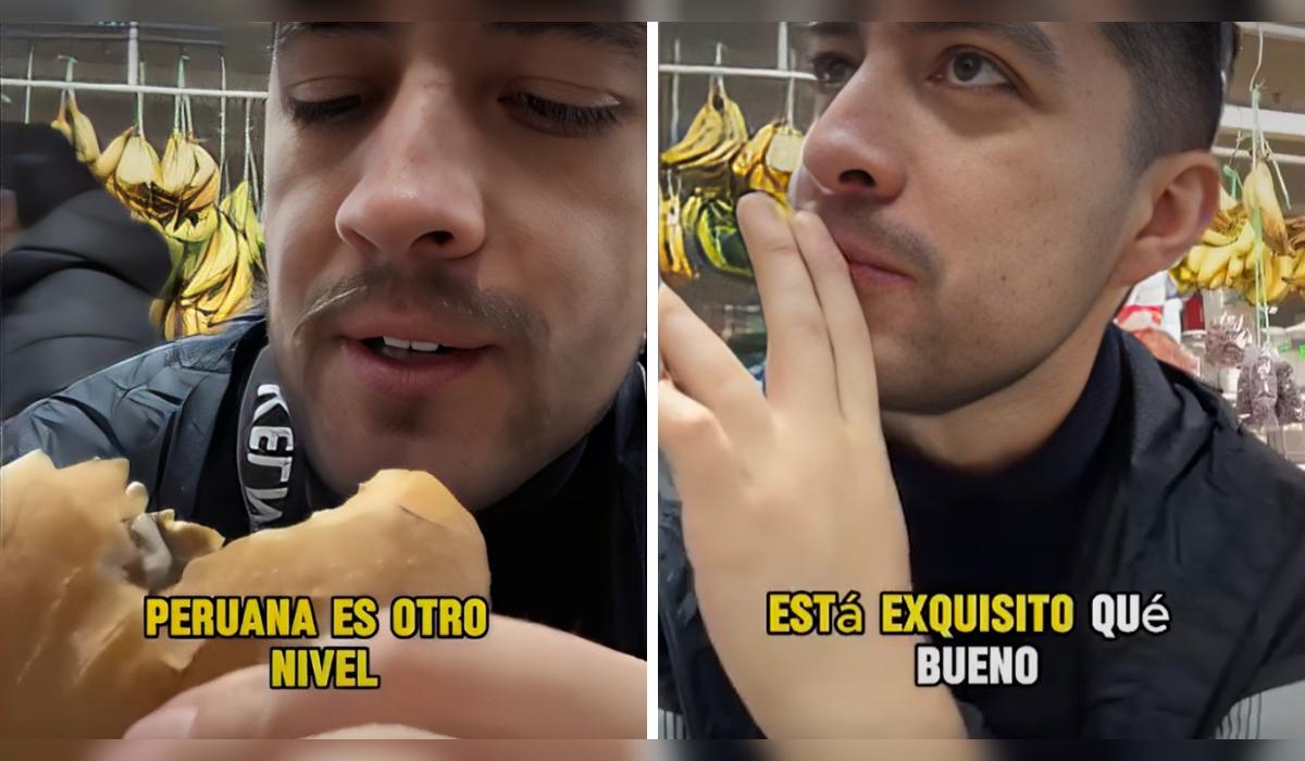 Chileno se rinde ante la comida peruana.