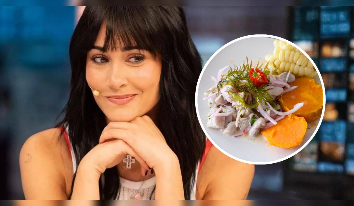 Aitana prueba ceviche peruano