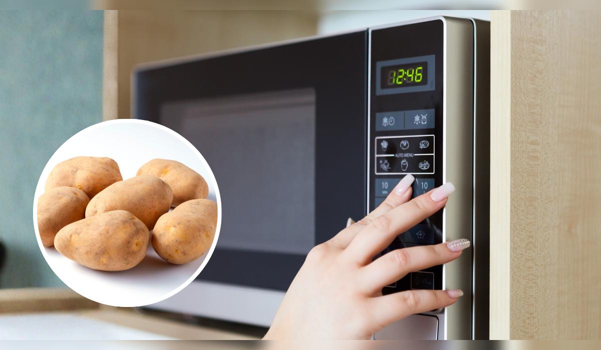 Papas listas en 5 minutos gracias a un truco viral con microondas.