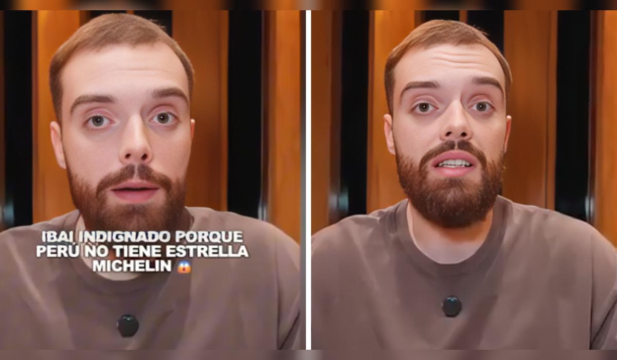 Ibai Llanos estalla al descubrir que Perú no tiene ninguna estrella Michelin.