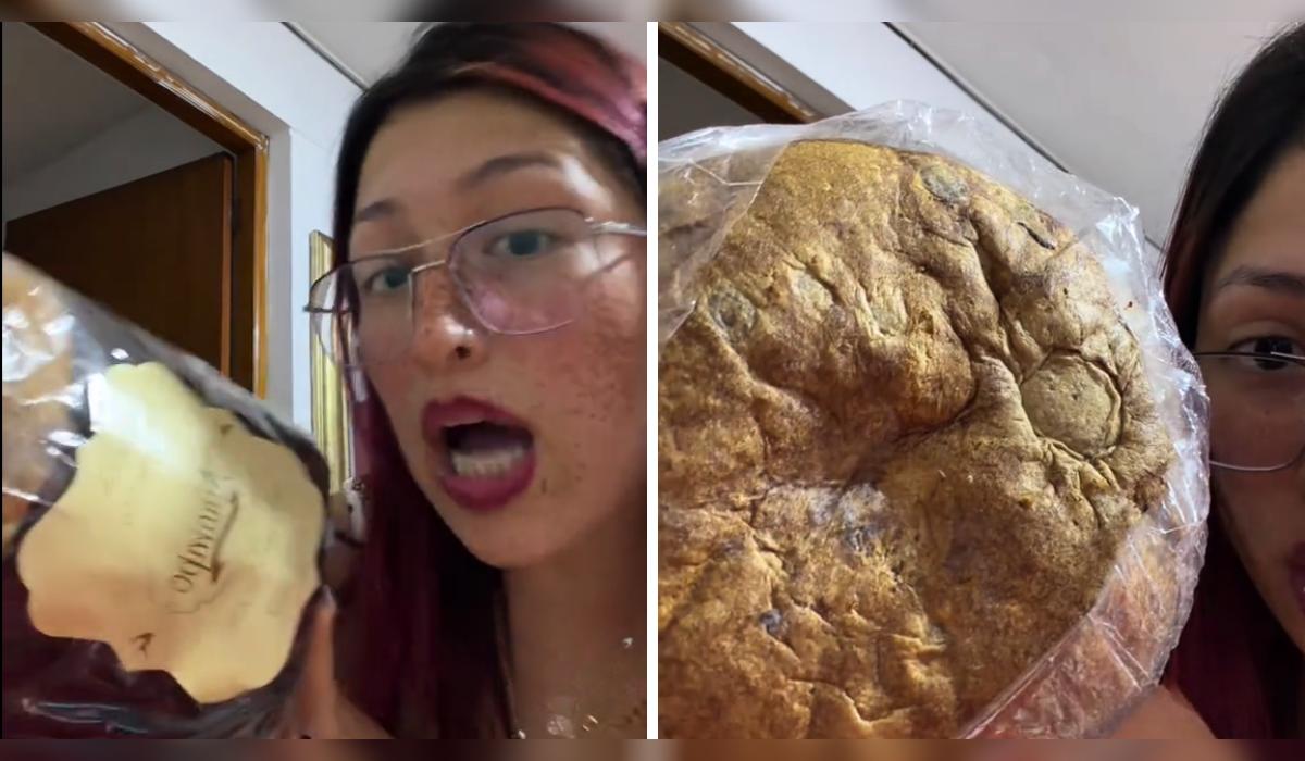 Panetón con hongo en plena campaña navideña.