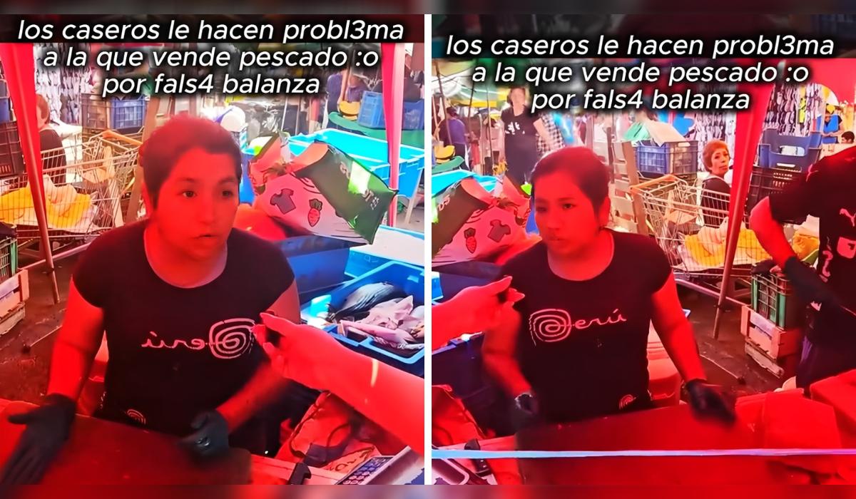 Durante su reportaje, Villalobos confrontó a una vendedora que no pesaba correctamente los productos. La situación se intensificó cuando otros compradores se unieron a la discusión, casi llegando a los golpes.