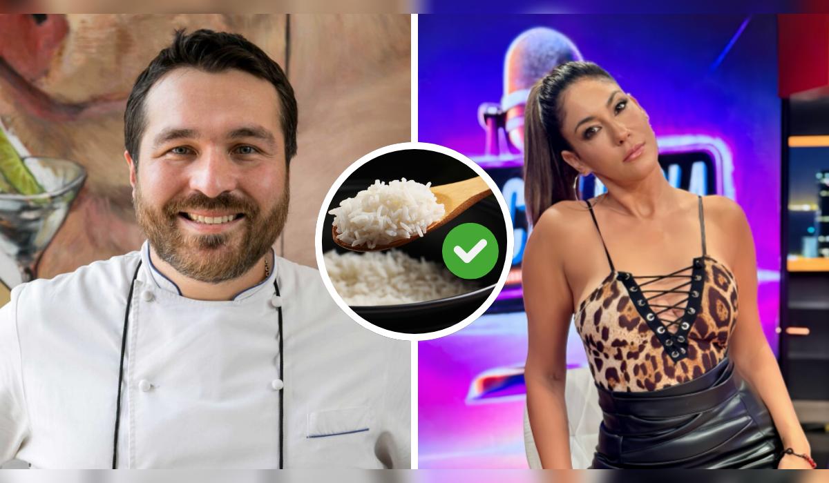 En "El Gran Chef Famosos", Giacomo Bocchio asistió a Tilsa Lozano para enseñarle a preparar un arroz perfecto, compartiendo tips para que le salga delicioso.