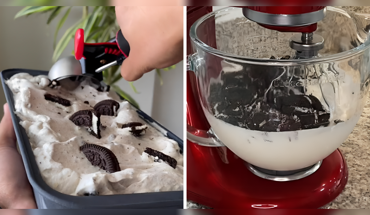 Helado de oreo casero: fácil