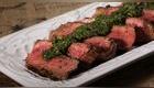Carne con chimichurri