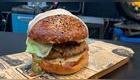 Hamburguesa de alpaca y papada de jamón ibérico