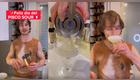 Finlandes prepara Pisco Sour en TikTok y se vuelve viral
