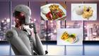 robot y platos peruanos, lomo saltado, ají de gallina y ceviche