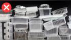 No debes reutilizar los tuppers (recipientes) de plástico para guardar comida