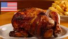 pollo a la brasa bandera Estados Unidos
