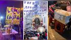 comida al paso en la procesion del Señor de Los Milagros