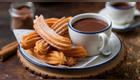 Disfruta de unos deliciosos churros hechos en casa.