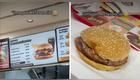 Peruano compra hamburguesa en conocido local de comida rápida y se decepciona al ver el producto.