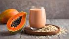 Las propiedades curativas del jugo de papaya con avena.