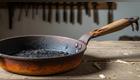 Cómo quitar el óxido de la sartén.