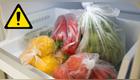 El peligro de guardar las verduras en bolsas de plástico.