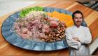Ceviche peruano preparado con la técnica del limón perfumado, una propuesta de Giacomo Bocchio que busca equilibrio, aroma y respeto por el insumo.