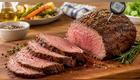 Conseguir un roast beef perfecto requiere atención desde la elección de la carne hasta su reposo. Aprende a sellar, hornear y cortar para disfrutar de una pieza jugosa y sabrosa. Foto: IA