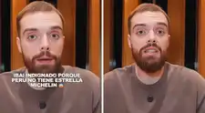 Ibai Llanos estalla al descubrir que Perú no tiene ninguna estrella Michelin: "Parece que solo consideran a Europa"