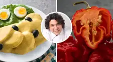 Papa a la huancaína "para valientes" de Gastón Acurio