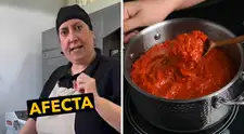 ¿Azúcar en la salsa de tomate? Chef revela por qué no elimina la acidez