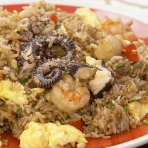 Arroz chaufa de mariscos buenazo