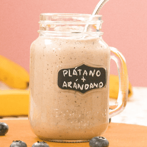 Batido de plátano y arándanos buenazo