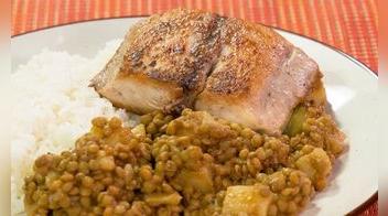 Lentejas con pescado (VIDEO)